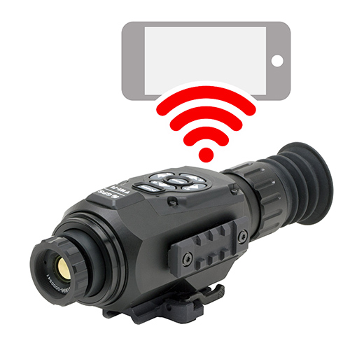ATN Corporation ThOR HD Thermal Rifle Scope 1.25-5x, 19mm 384x288, HD Video Recording, Wi-Fi, GPS, Smooth Zoom, Matte Black